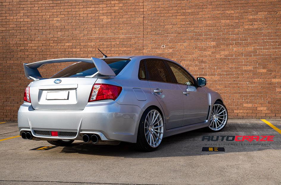 SUBARU WRX SF09 SILVER MACHINED